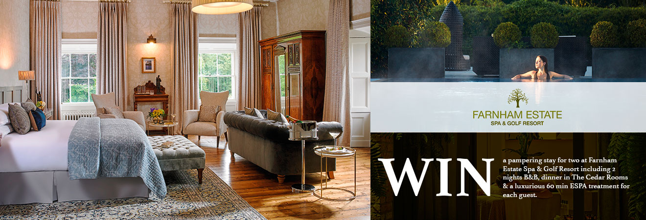 Win a 2 night stay at Farnham Estate, Cavan